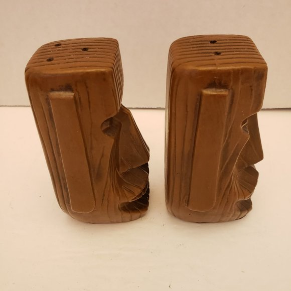 Large Tiki Salt & Pepper Shaker Pair - Picture 3 of 8